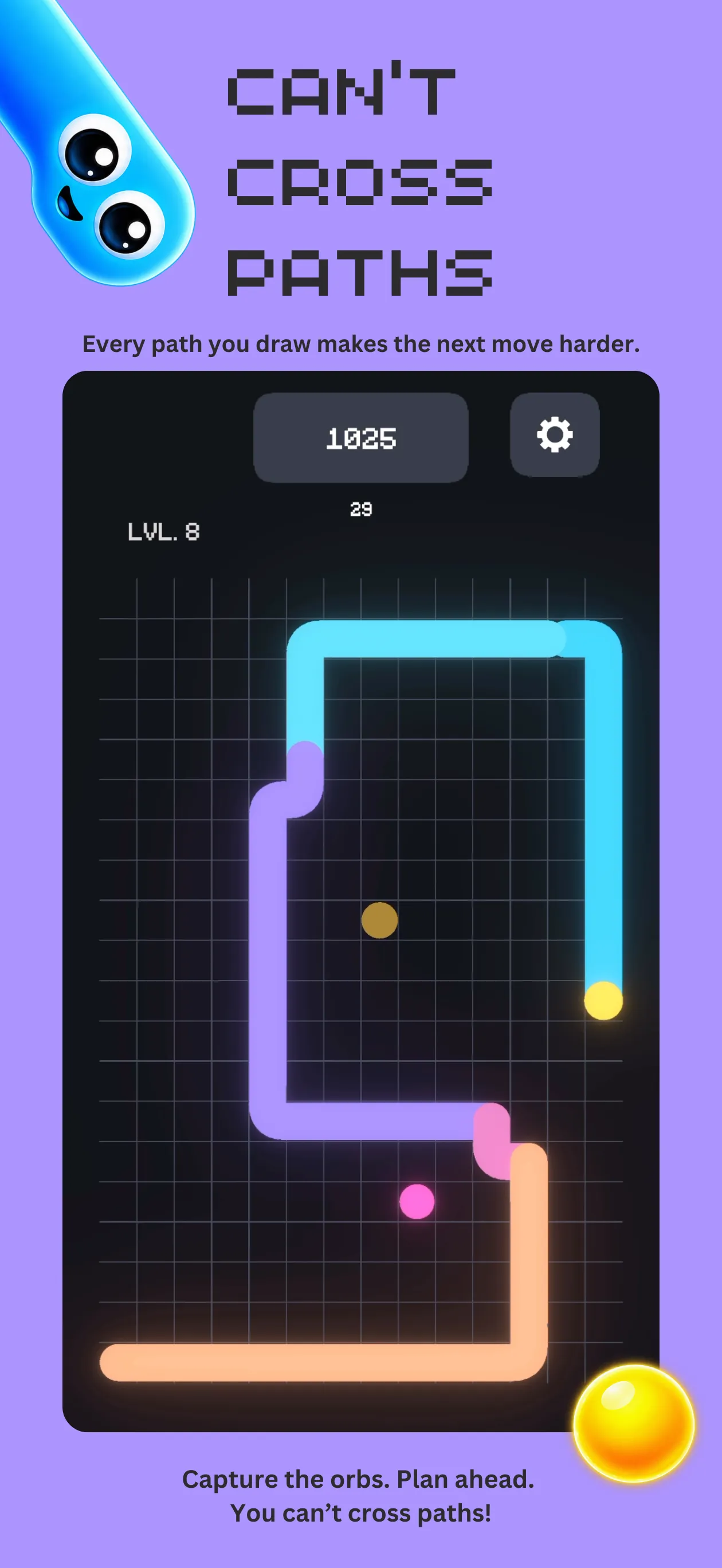 Can't Cross Paths gameplay board