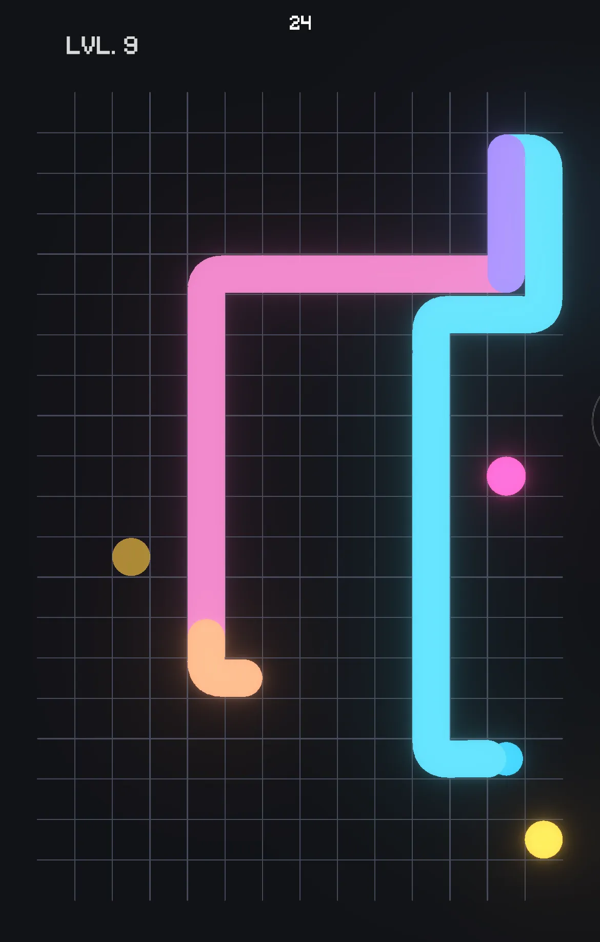 Level 9 walkthrough board